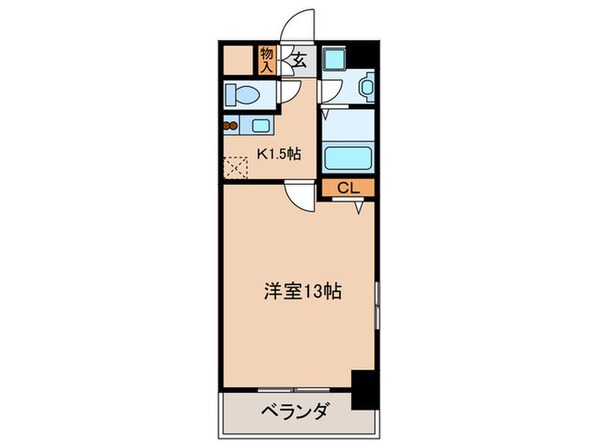 フラット12の物件間取画像